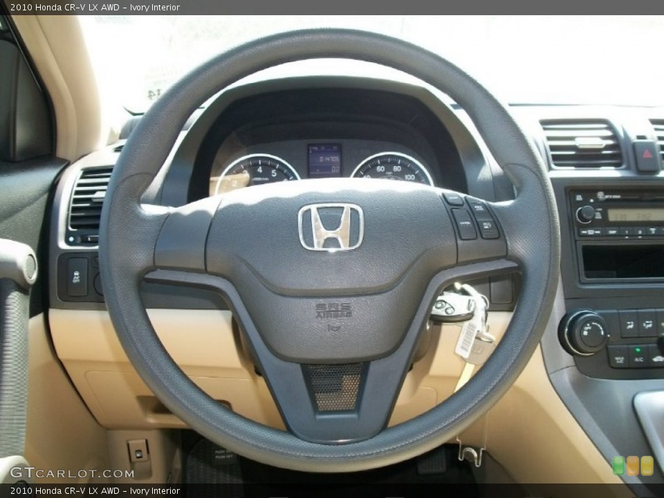 Ivory Interior Steering Wheel for the 2010 Honda CR-V LX AWD #50700565