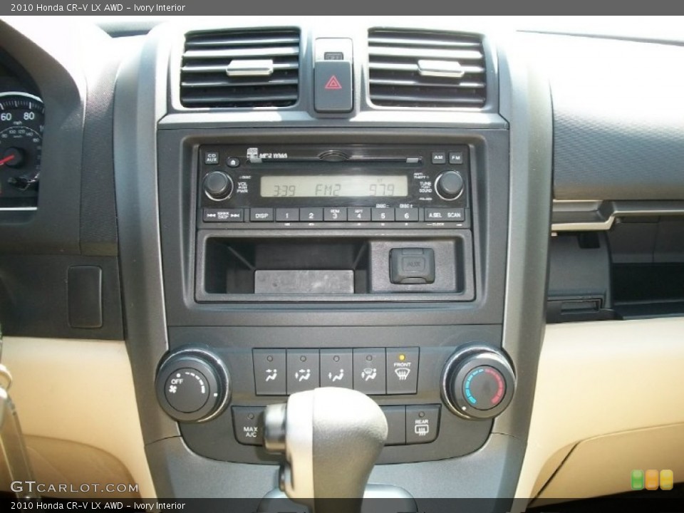 Ivory Interior Controls for the 2010 Honda CR-V LX AWD #50700601