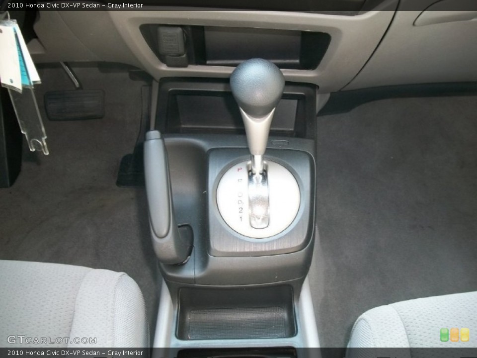 Gray Interior Transmission for the 2010 Honda Civic DX-VP Sedan #50701768