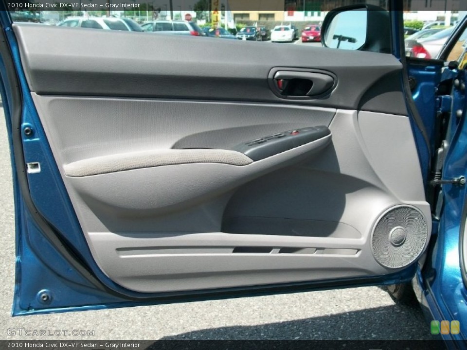 Gray Interior Door Panel for the 2010 Honda Civic DX-VP Sedan #50703238