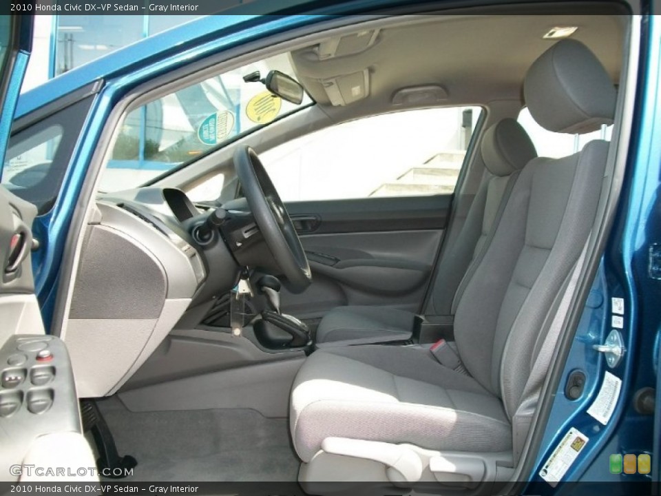 Gray Interior Photo for the 2010 Honda Civic DX-VP Sedan #50703253