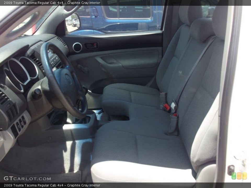 Graphite Gray Interior Photo for the 2009 Toyota Tacoma Regular Cab 4x4 #50705255