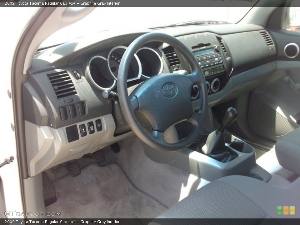 Graphite Gray Interior Dashboard for the 2009 Toyota Tacoma Regular Cab 4x4 #50705271
