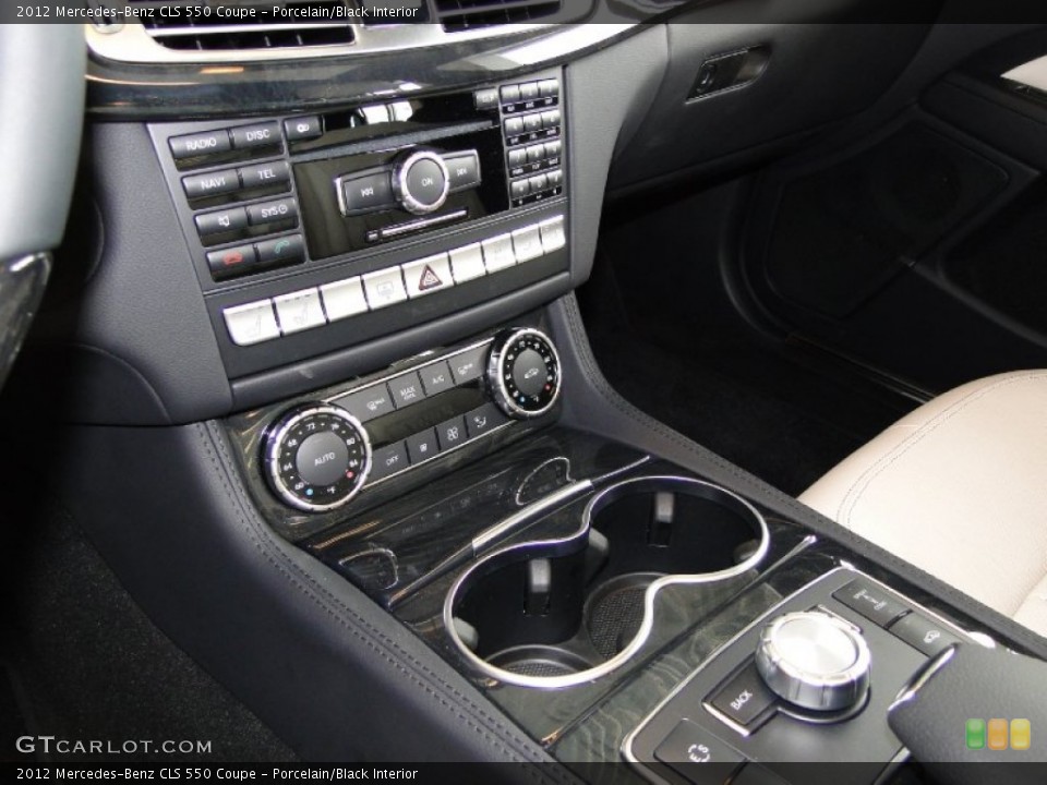 Porcelain/Black Interior Controls for the 2012 Mercedes-Benz CLS 550 Coupe #50706208