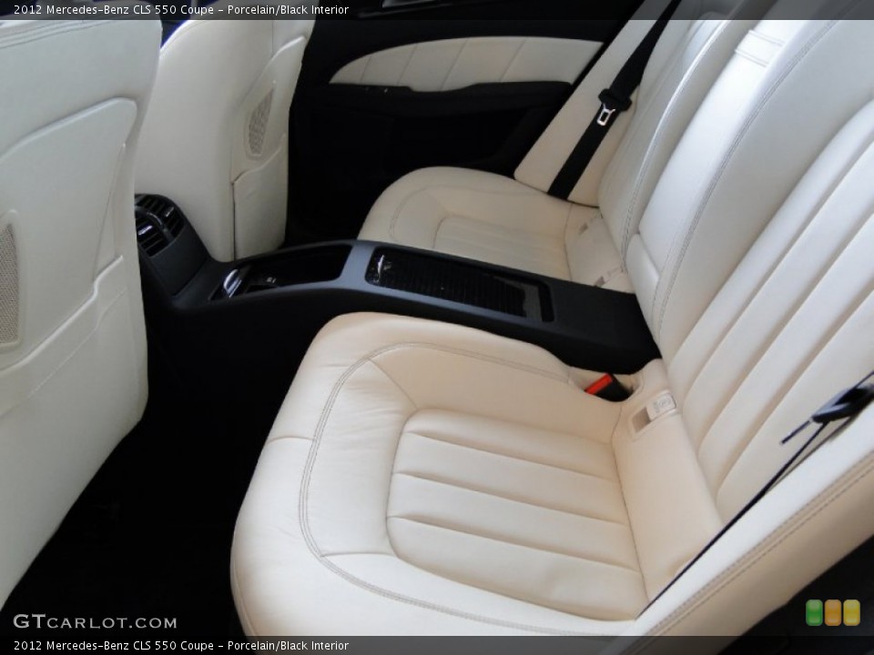Porcelain/Black Interior Photo for the 2012 Mercedes-Benz CLS 550 Coupe #50706238