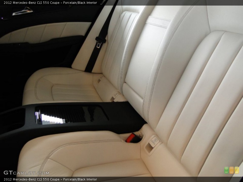 Porcelain/Black Interior Photo for the 2012 Mercedes-Benz CLS 550 Coupe #50706250