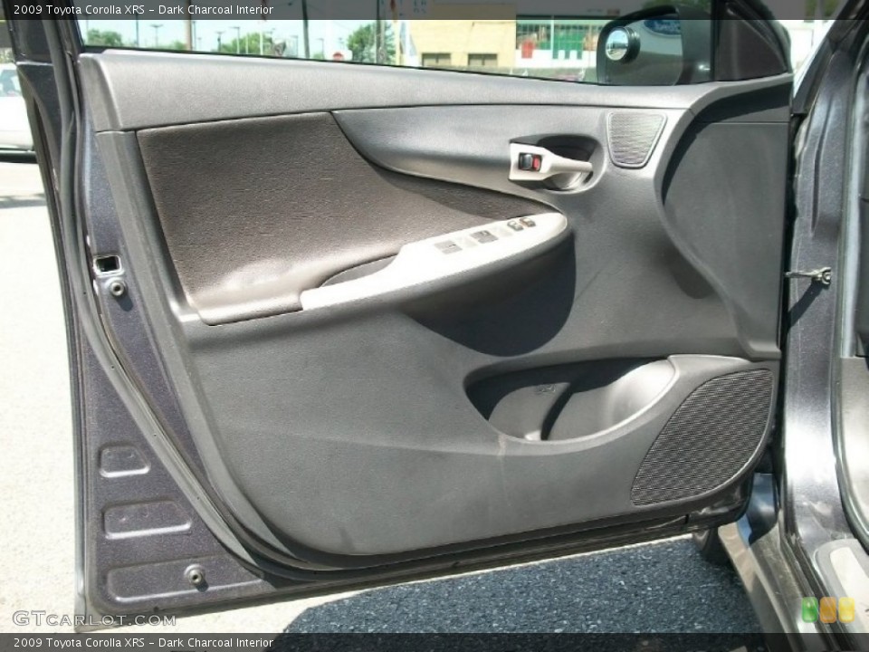 Dark Charcoal Interior Door Panel for the 2009 Toyota Corolla XRS #50706532