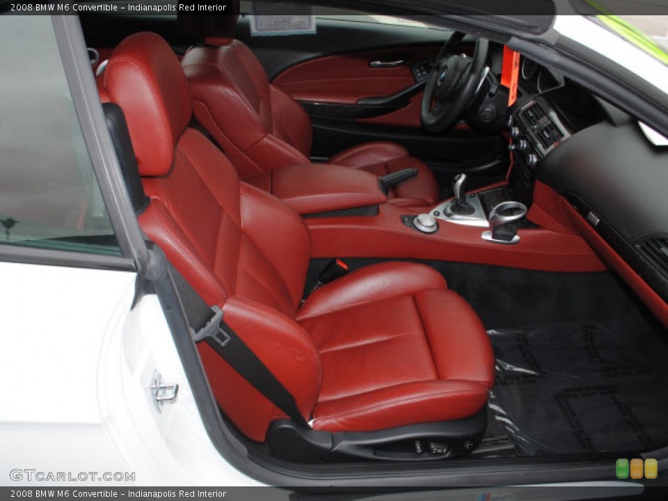 Indianapolis Red Interior Photo for the 2008 BMW M6 Convertible #50706802