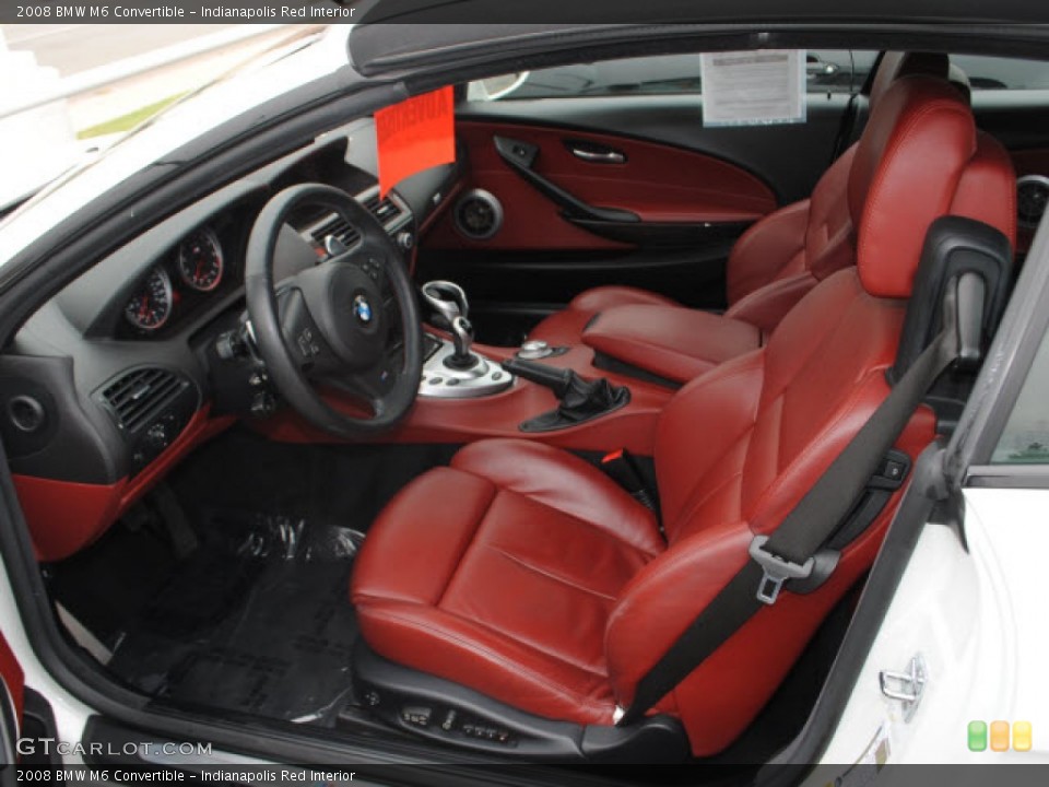 Indianapolis Red Interior Photo for the 2008 BMW M6 Convertible #50706892