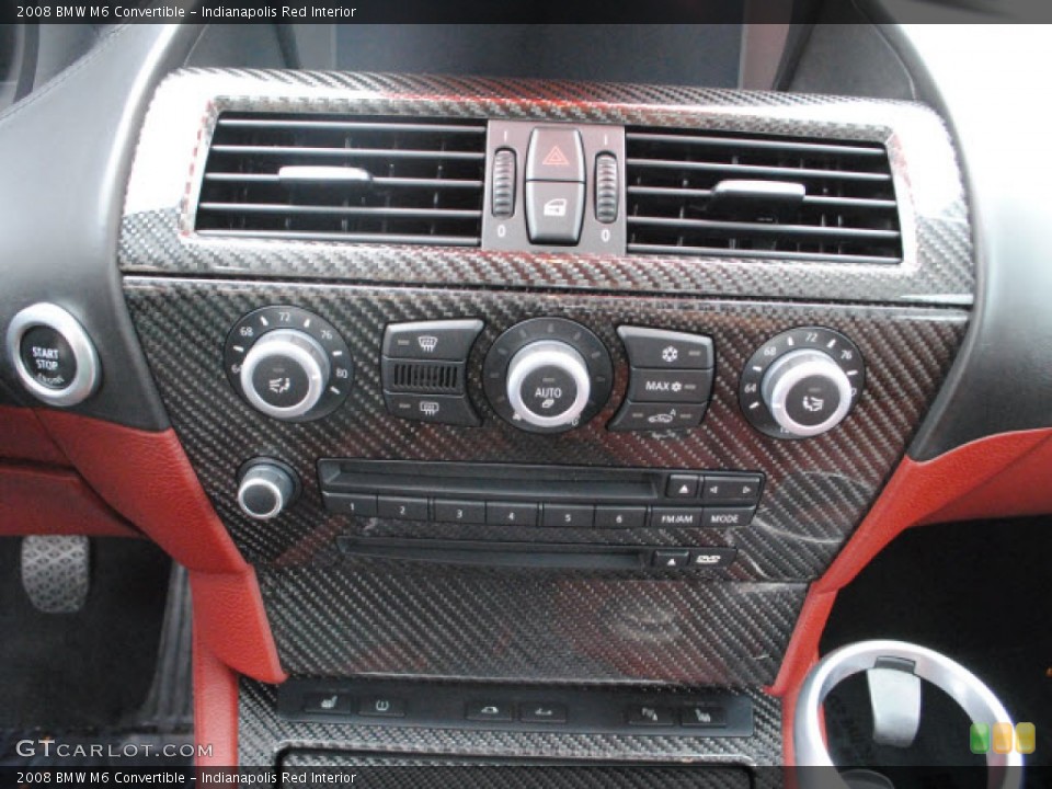 Indianapolis Red Interior Controls for the 2008 BMW M6 Convertible #50707036