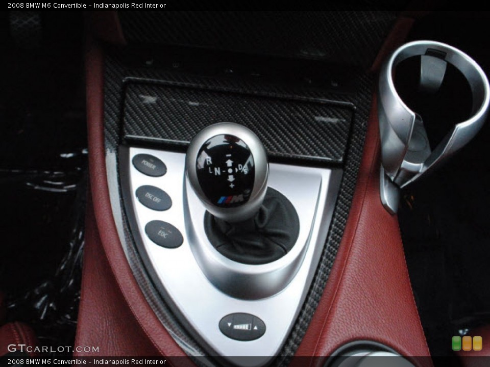 Indianapolis Red Interior Transmission for the 2008 BMW M6 Convertible #50707051