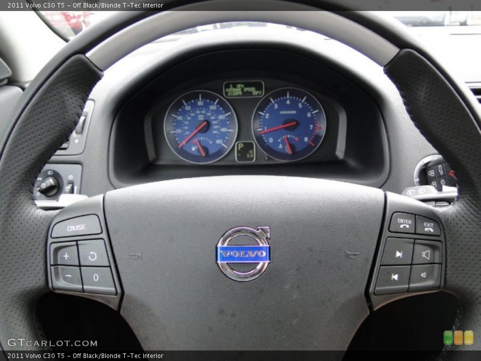 Off Black/Blonde T-Tec Interior Controls for the 2011 Volvo C30 T5 #50707561
