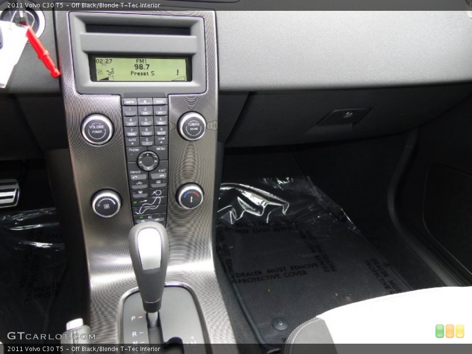 Off Black/Blonde T-Tec Interior Controls for the 2011 Volvo C30 T5 #50707579