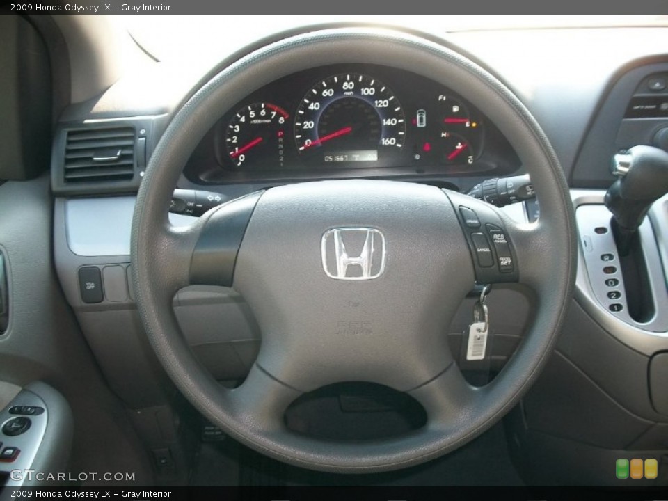 Gray Interior Steering Wheel for the 2009 Honda Odyssey LX #50708167