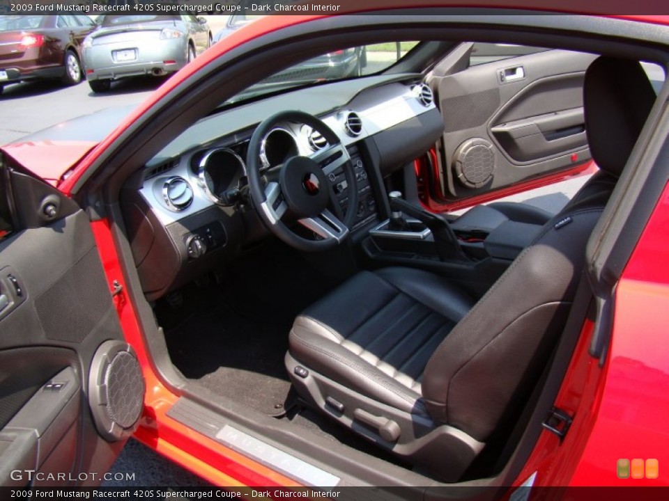 Dark Charcoal Interior Photo for the 2009 Ford Mustang Racecraft 420S Supercharged Coupe #50709079