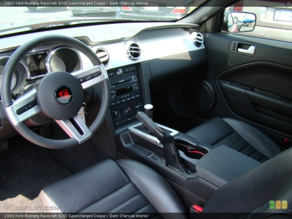 Dark Charcoal Interior Prime Interior for the 2009 Ford Mustang Racecraft 420S Supercharged Coupe #50709187