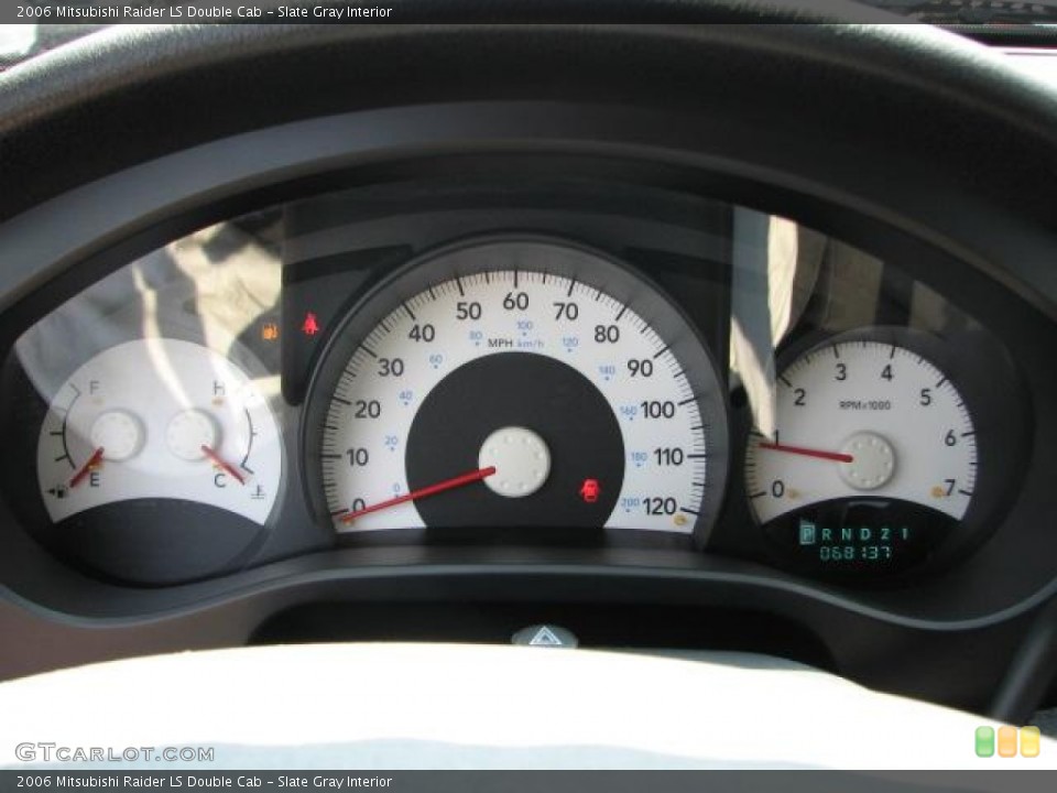 Slate Gray Interior Gauges for the 2006 Mitsubishi Raider LS Double Cab #50710471