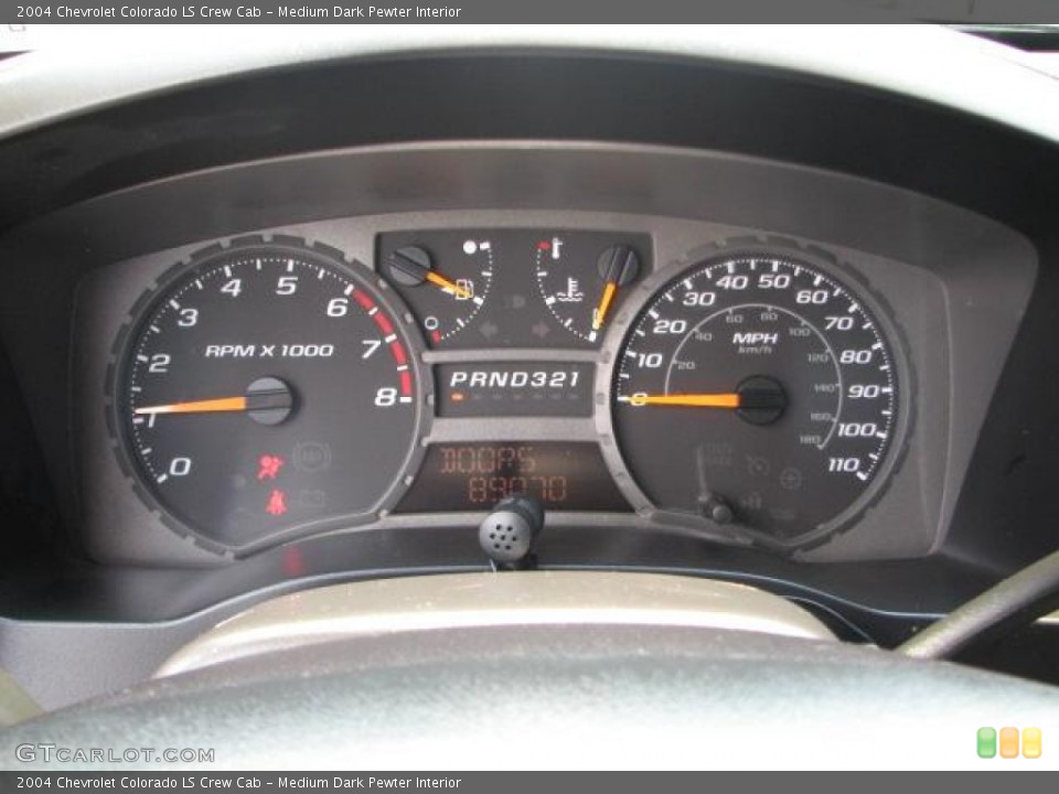 Medium Dark Pewter Interior Gauges for the 2004 Chevrolet Colorado LS Crew Cab #50711113