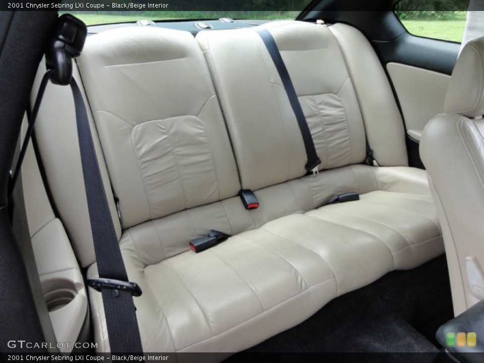 Black/Beige 2001 Chrysler Sebring Interiors