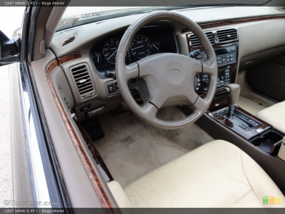 Beige Interior Photo for the 1997 Infiniti Q 45 t #50712346