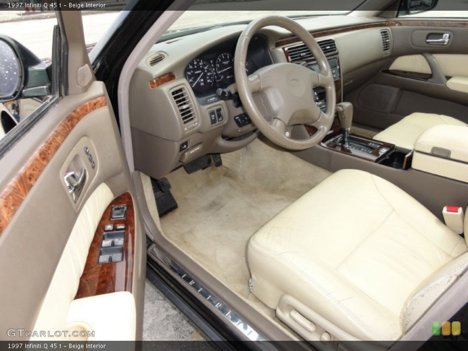 Beige Interior Photo for the 1997 Infiniti Q 45 t #50712358