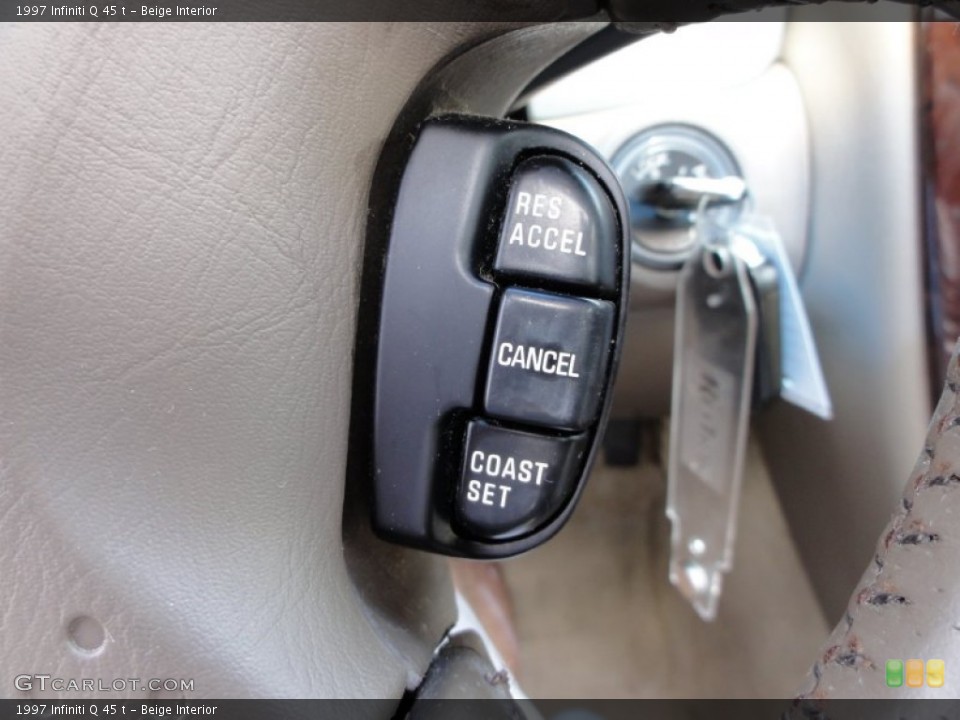 Beige Interior Controls for the 1997 Infiniti Q 45 t #50712883