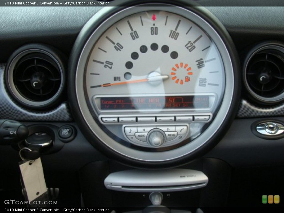 Grey/Carbon Black Interior Gauges for the 2010 Mini Cooper S Convertible #50712901