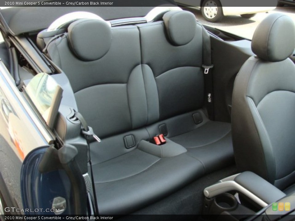 Grey/Carbon Black Interior Photo for the 2010 Mini Cooper S Convertible #50712920