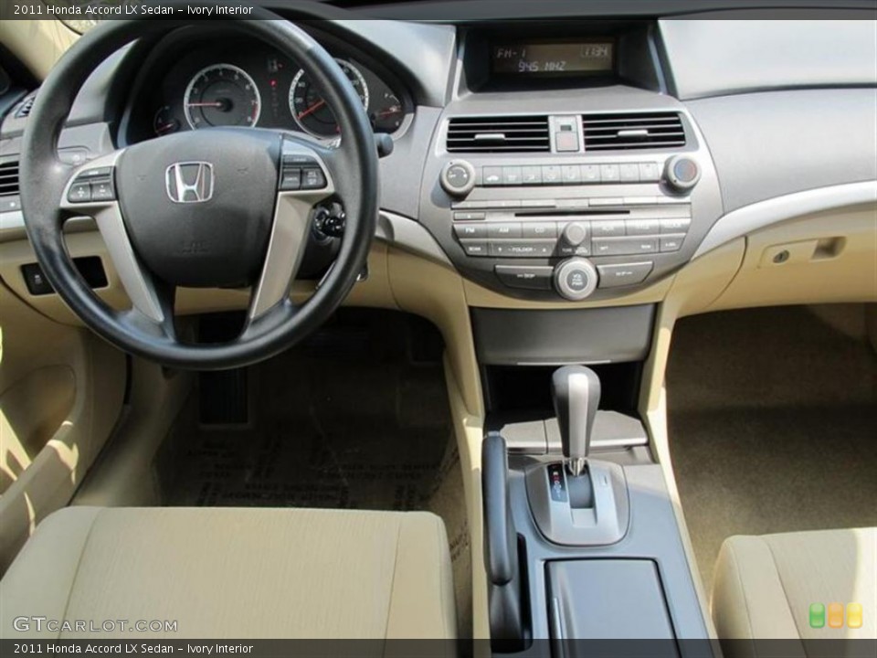 Ivory Interior Dashboard for the 2011 Honda Accord LX Sedan #50713324