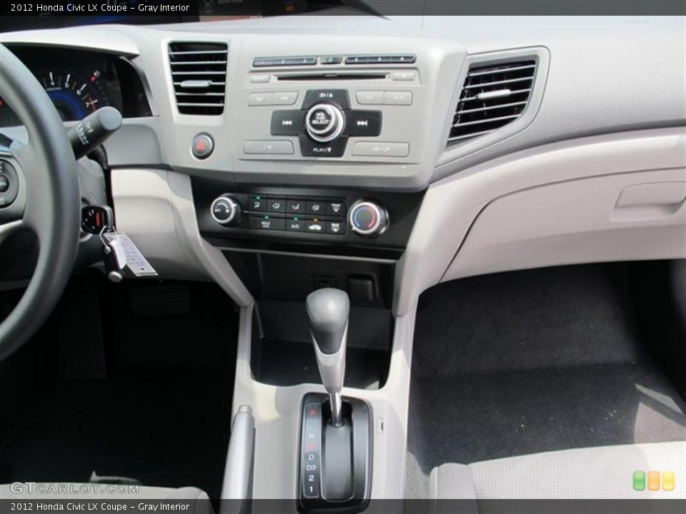 Gray Interior Dashboard for the 2012 Honda Civic LX Coupe #50713592