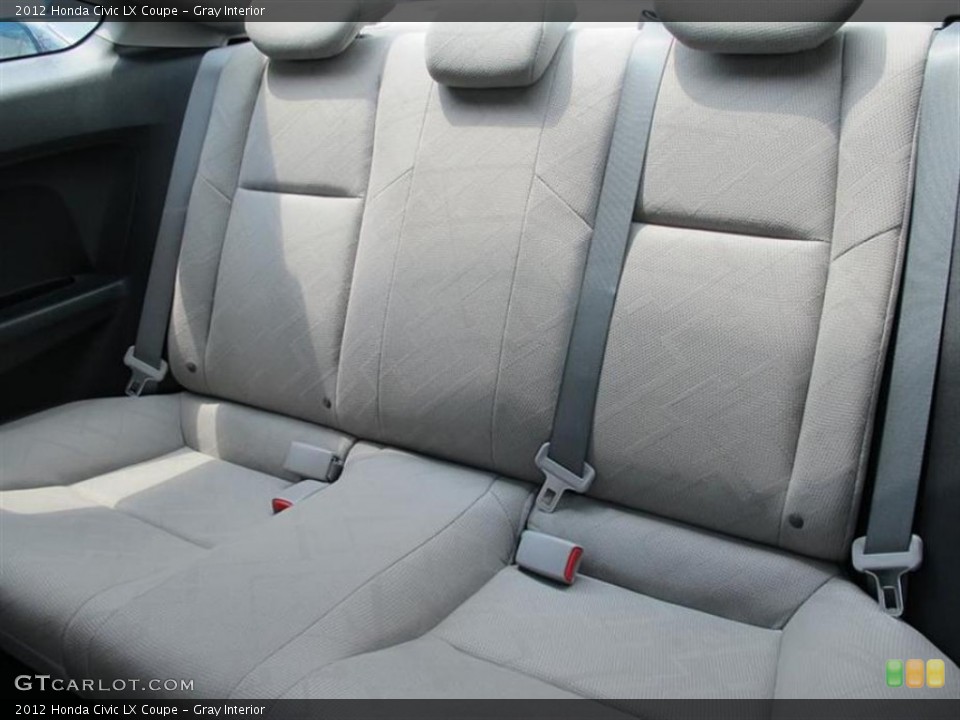 Gray Interior Photo for the 2012 Honda Civic LX Coupe #50713615