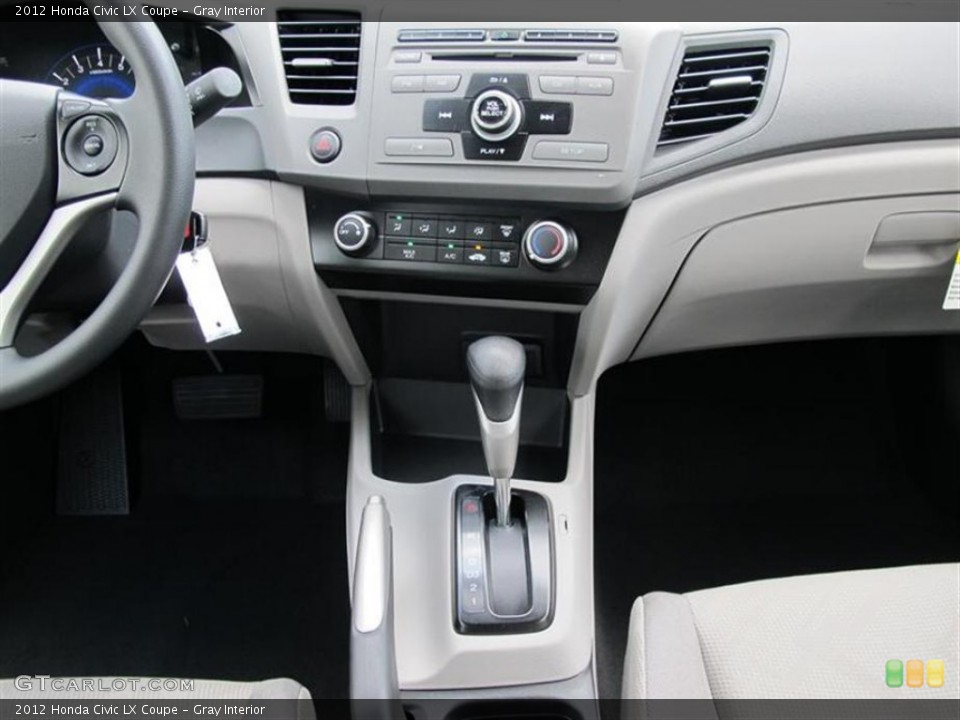 Gray Interior Dashboard for the 2012 Honda Civic LX Coupe #50713705