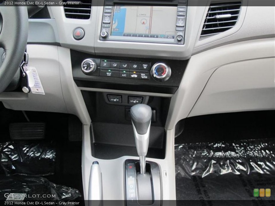 Gray Interior Controls for the 2012 Honda Civic EX-L Sedan #50713948