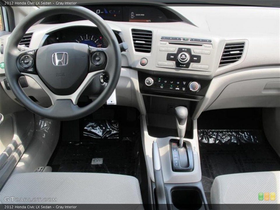 Gray Interior Dashboard for the 2012 Honda Civic LX Sedan #50714032