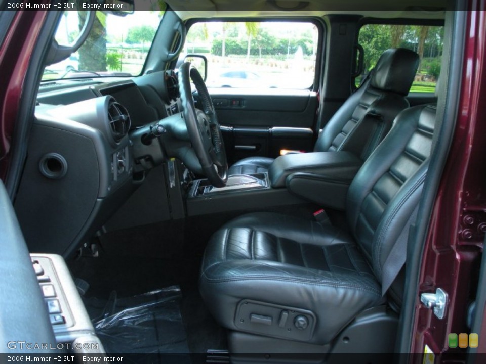 Ebony Interior Photo for the 2006 Hummer H2 SUT #50715001