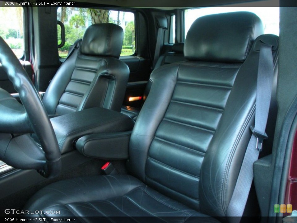 Ebony Interior Photo for the 2006 Hummer H2 SUT #50715013