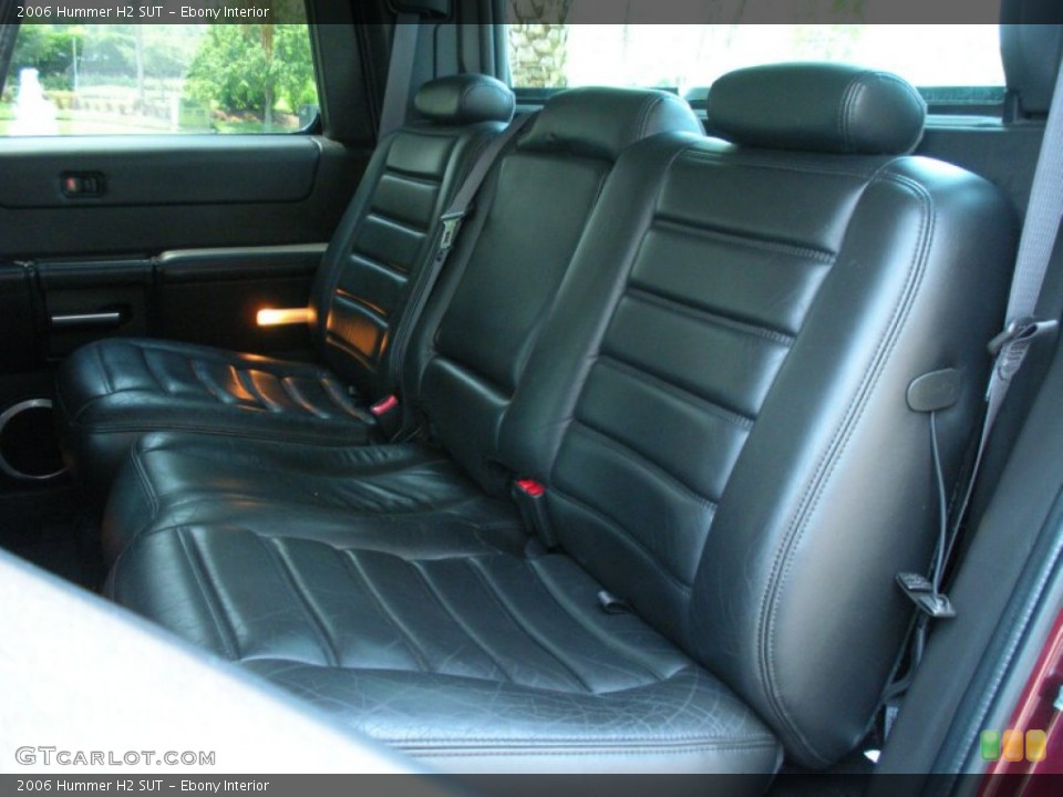 Ebony Interior Photo for the 2006 Hummer H2 SUT #50715045