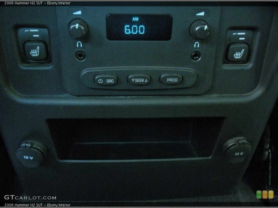Ebony Interior Controls for the 2006 Hummer H2 SUT #50715085