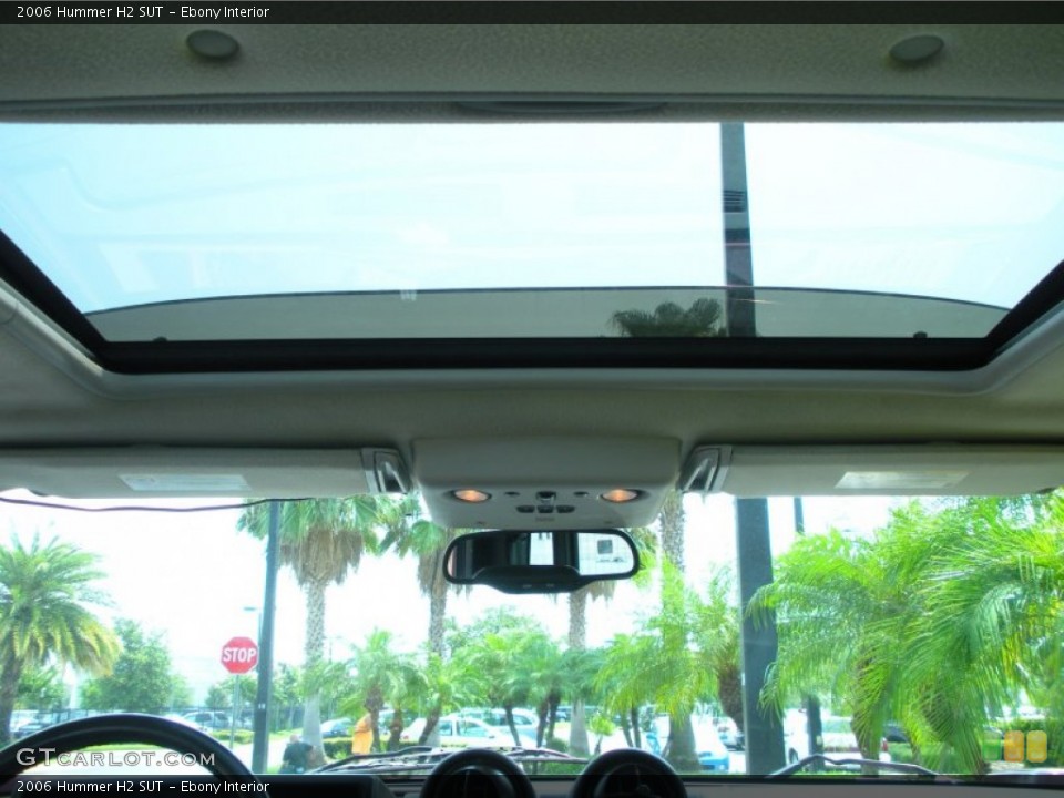 Ebony Interior Sunroof for the 2006 Hummer H2 SUT #50715103