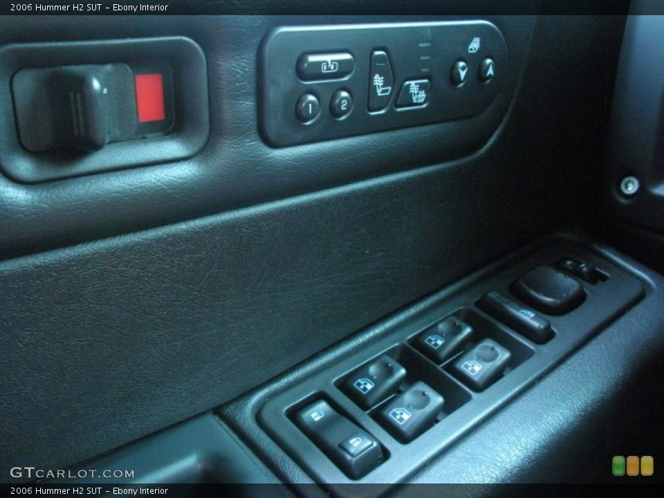 Ebony Interior Controls for the 2006 Hummer H2 SUT #50715163