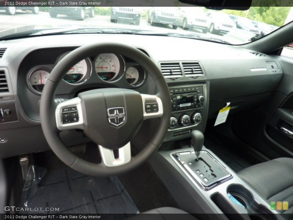 Dark Slate Gray Interior Steering Wheel for the 2011 Dodge Challenger R/T #50715304