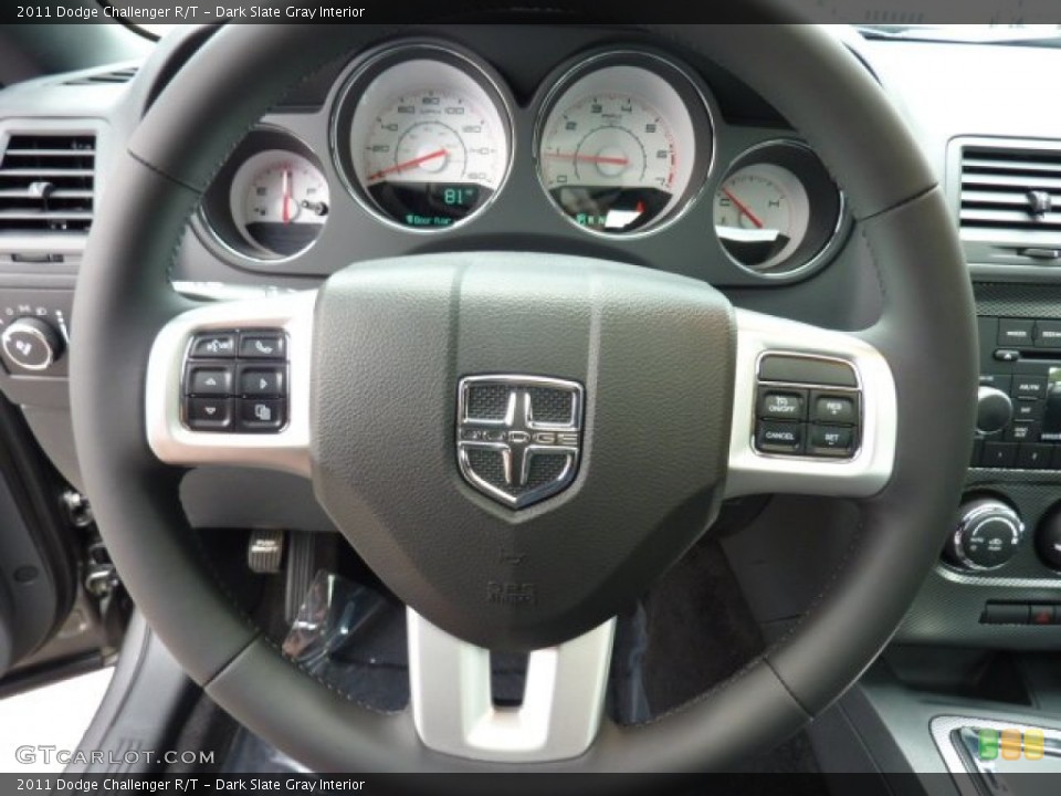 Dark Slate Gray Interior Gauges for the 2011 Dodge Challenger R/T #50715340