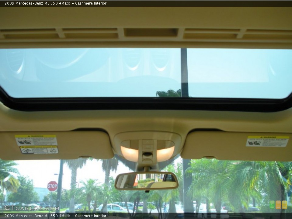 Cashmere Interior Sunroof for the 2009 Mercedes-Benz ML 550 4Matic #50716052