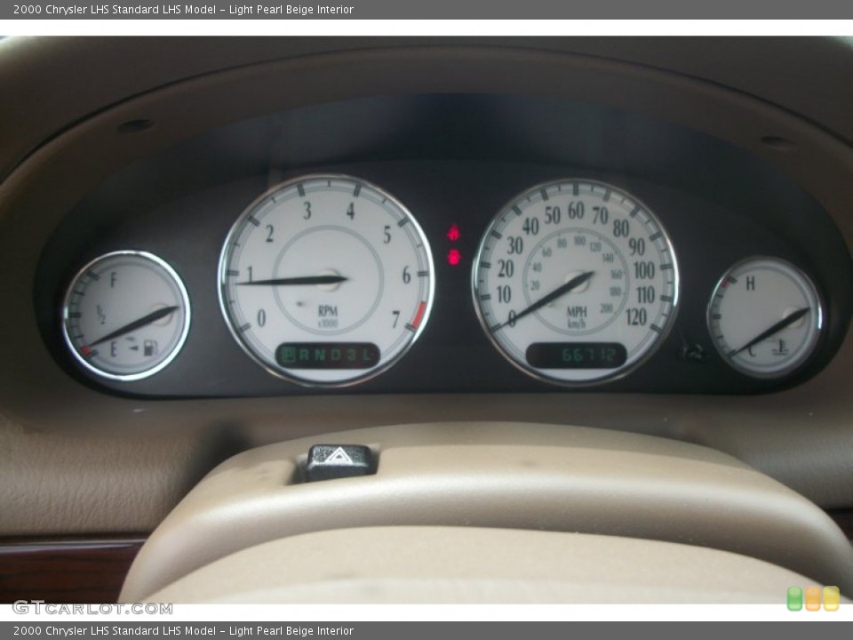 Light Pearl Beige Interior Gauges for the 2000 Chrysler LHS  #50718553