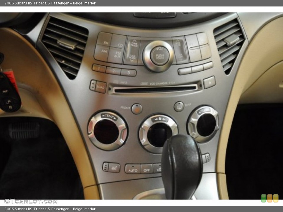 Beige Interior Controls for the 2006 Subaru B9 Tribeca 5 Passenger #50720236