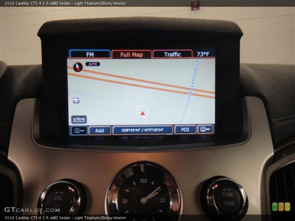 Light Titanium/Ebony Interior Navigation for the 2010 Cadillac CTS 4 3.6 AWD Sedan #50720611