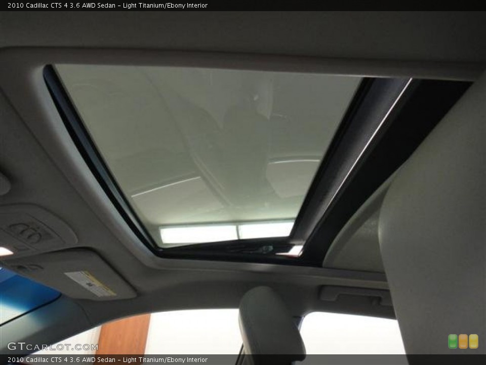 Light Titanium/Ebony Interior Sunroof for the 2010 Cadillac CTS 4 3.6 AWD Sedan #50720692