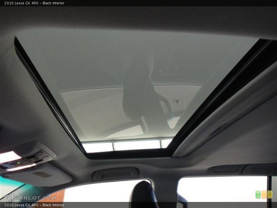 Black Interior Sunroof for the 2010 Lexus GX 460 #50720854