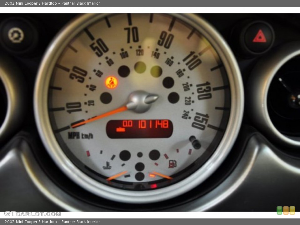 Panther Black Interior Gauges for the 2002 Mini Cooper S Hardtop #50722009