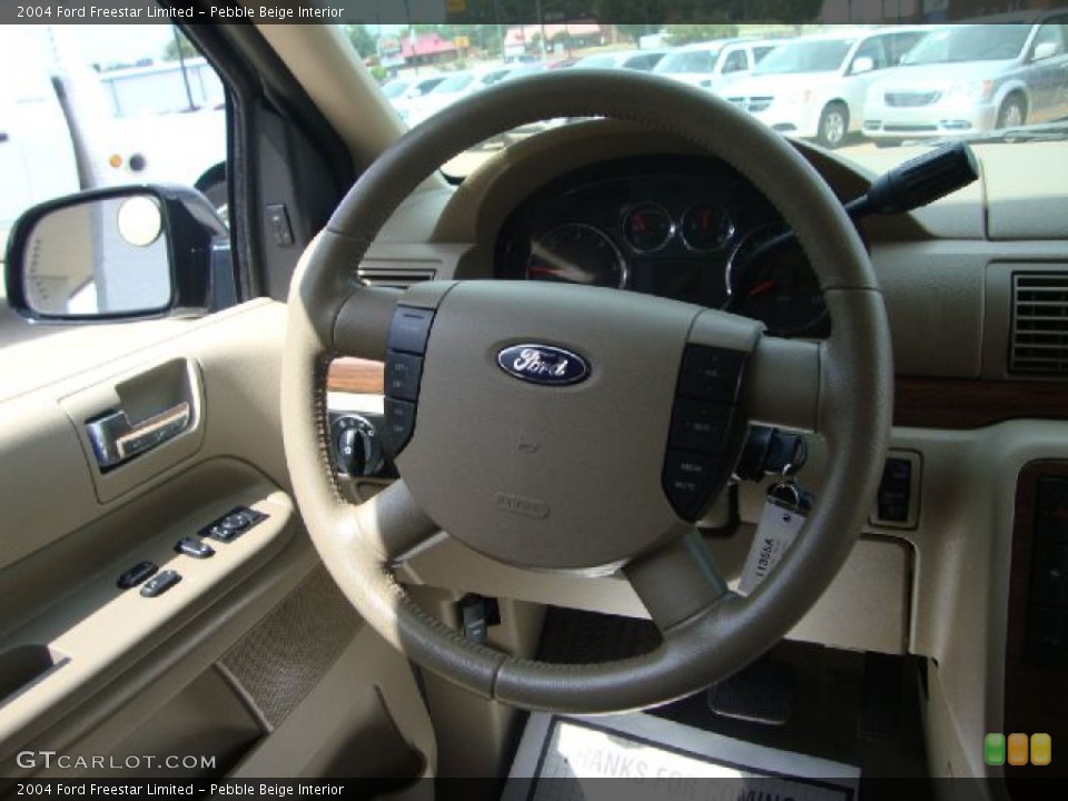 Pebble Beige Interior Steering Wheel for the 2004 Ford Freestar Limited #50722306